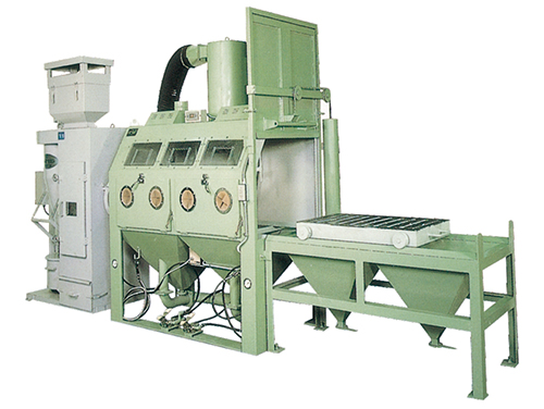 輪胎模具自動噴砂機