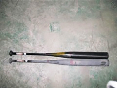 球棒噴砂處理前后