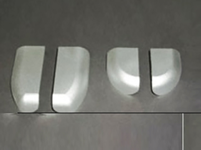 鋁制件去氧化皮、啞光處理前后