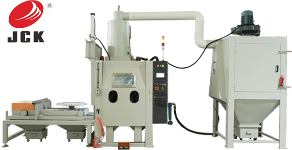 自動噴砂機推車轉(zhuǎn)臺式